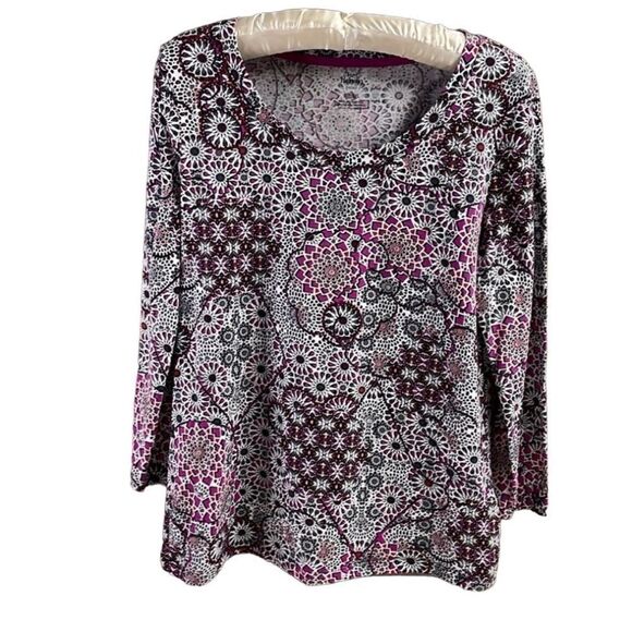 Rafaella Sport Ladies Scoop Neck Top, Size Small Petite - Picture 1 of 7